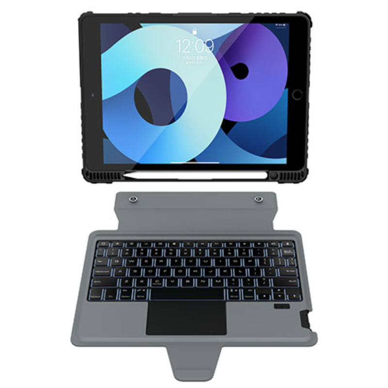 Housse/Clavier pour iPad - Nillkin Bumper Combo Keyboard Case (Backlit Version) - Noir — Accessoire · Smarty Paris 18e